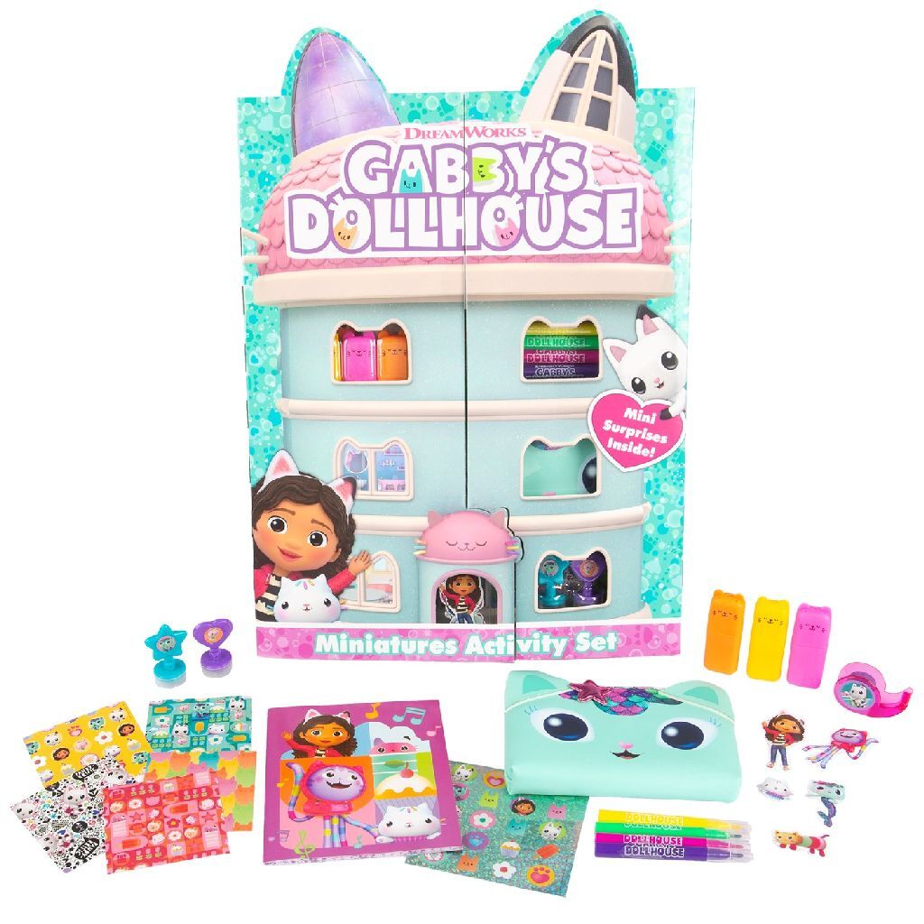 Gabby's Dollhouse Gabby #039; s Dollhouse Miniatures Activity Set