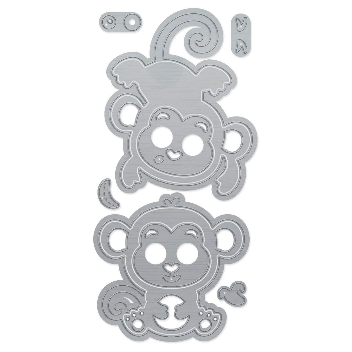 Tonic studios • wild about zoo die set monkeys