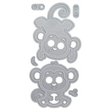Tonic studios • wild about zoo die set monkeys