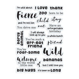 Tonic studios • stamp set wild about zoo