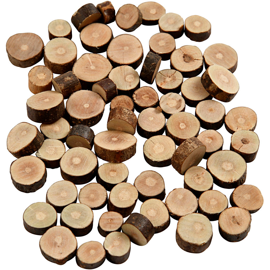 Creativ company wood mix, d 10-15 mm, thickness 5 mm, 230 gr 1 box