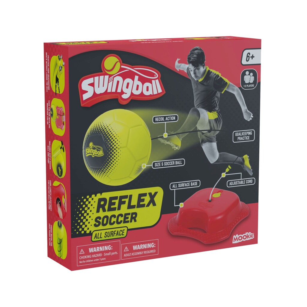 Entrenador de fútbol reflejo de mookie