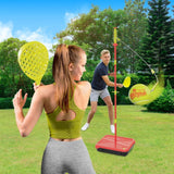 Abi Mookie Swingball Tennis Play Set rot
