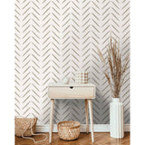 Holandské nástěnky Holandské nástěnné tapety Chevron Taupe
