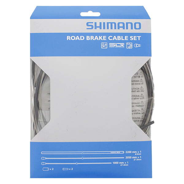 Shimano brzdová kabel sada závodu nerezová ocel černá