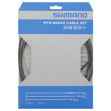 Shimano -jarrukaapelin MTB ruostumattomasta teräksestä valmistettu musta
