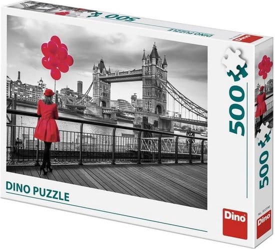 Dino puzzle Dinotoys - Tower Bridge v Londýne - 500 dielikov