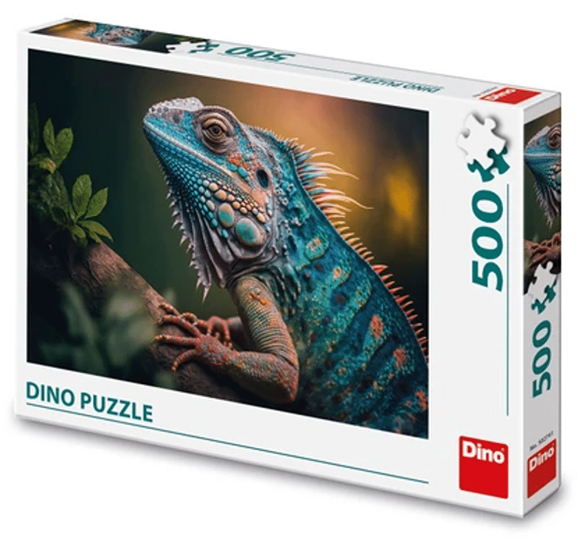 Dinotoys dino puzzle iguana - 500 kusů