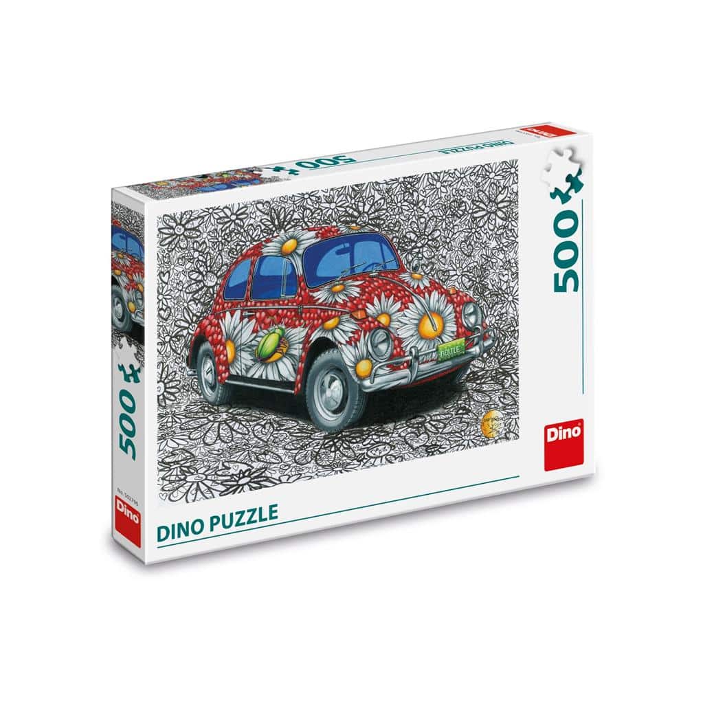 Dinotoys dino puzzle painted VW Beetle - 500 pieces