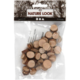 Creativ Company wooden disc 10-50 mm, 25 grams