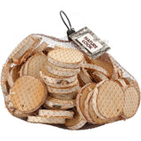 Creativ Company Wood Discs With Hole, 500 gram