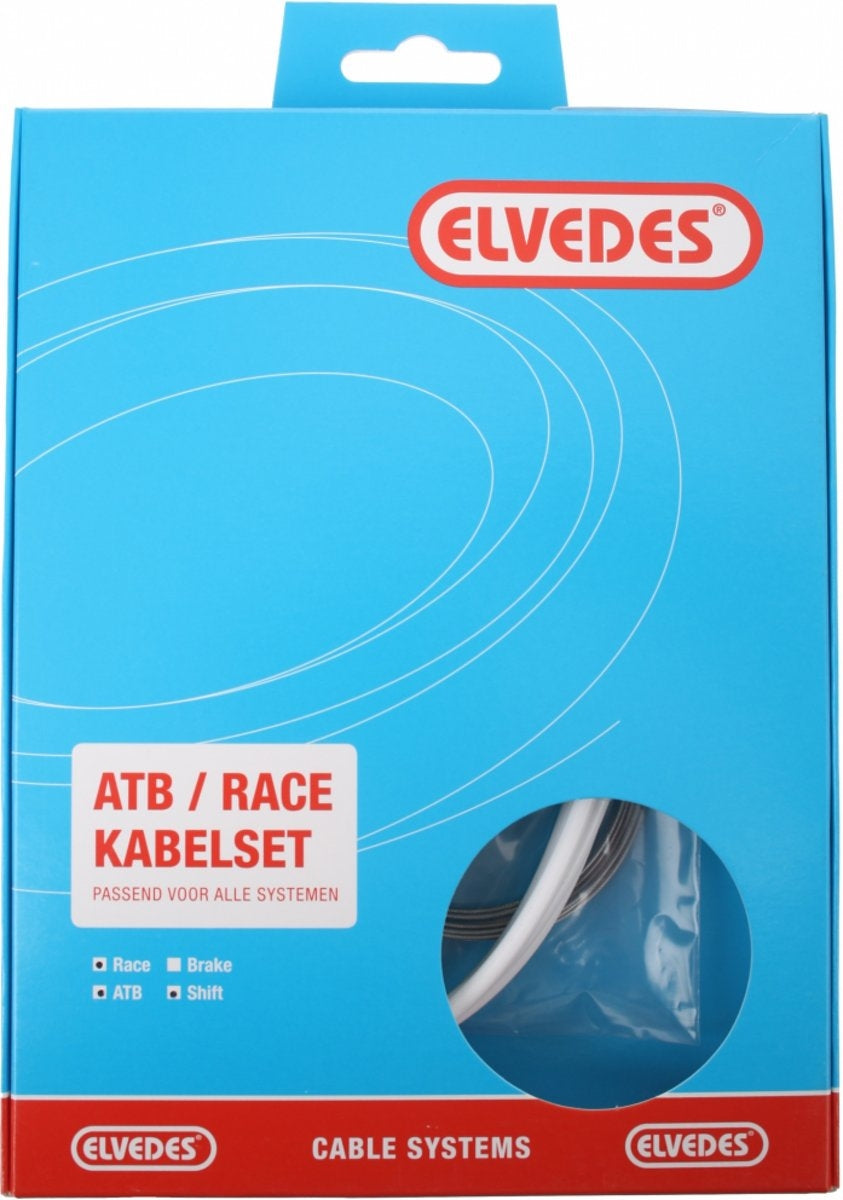 Cambio de cable de interruptor Elvedes Atb Race Complete - White (en caja)