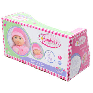 Bambolino pop 40 cm praat 50 nederlandse zinnen