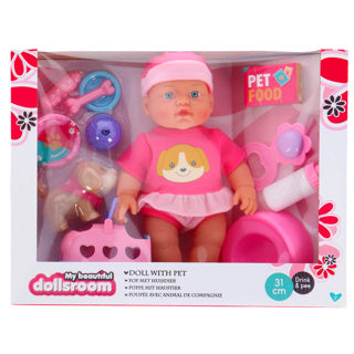 My Beautiful Dolls Room Pop 31cm Drinking And Plas 11 Accessories 2 Assorti