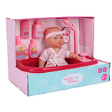 My beautiful dollsroom doll bath with shower function, doll and set of 5 accessories