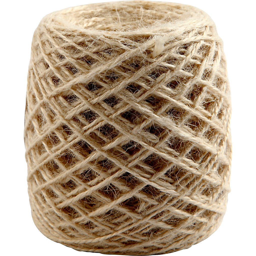 Creativ company natuurlijk hennep, dikte 1-2 mm, naturel, 150 m 1 rol