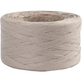 Creativ Company Paper Raffia Garn hellgrau, 100 m