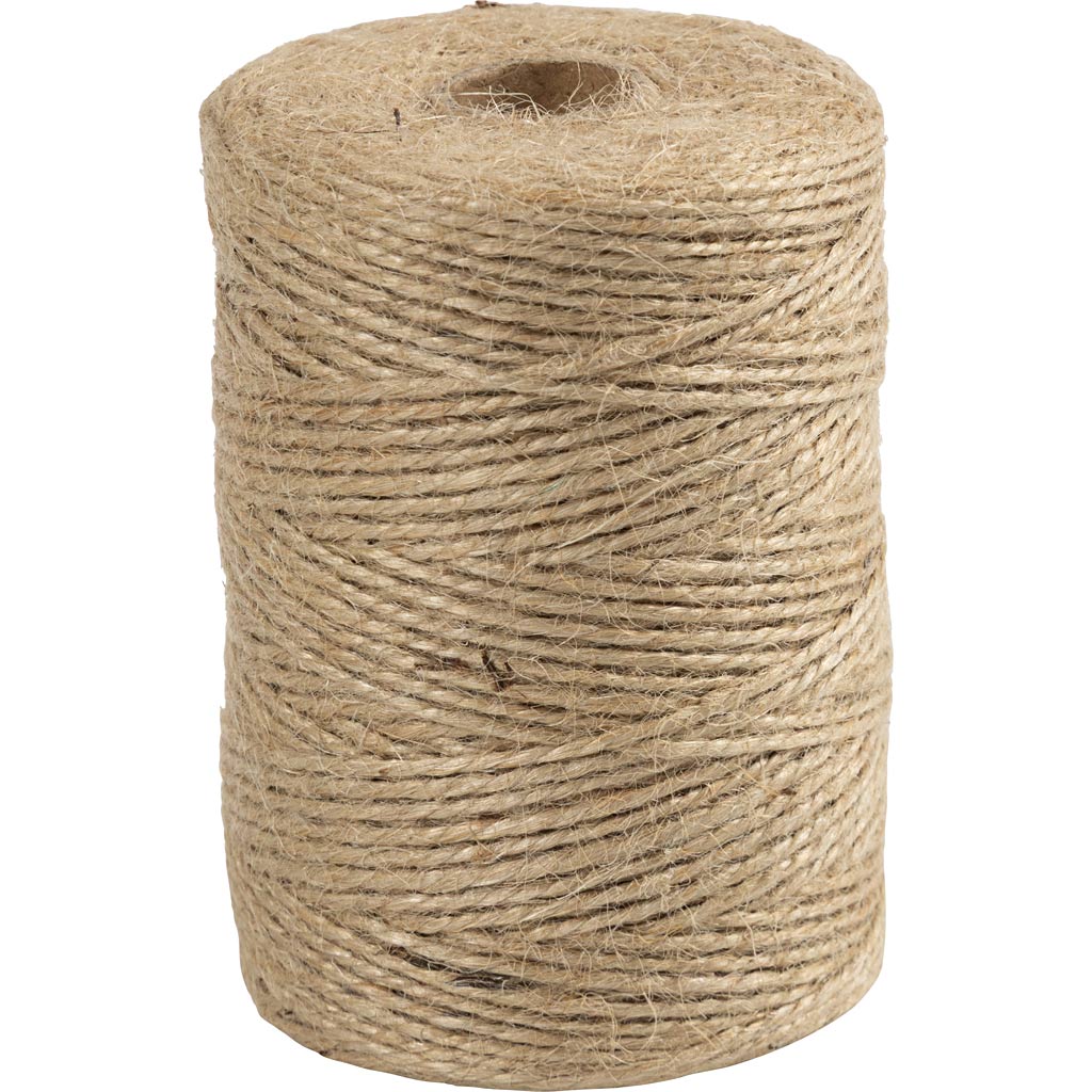 Creativ Company Natierlech Hemf rouwen 2mm, 190m