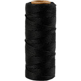 Creativ company bamboo cord, thickness 1 mm, black, 65 m 1 roll