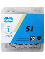 KMC City Bike Fixed Gear Bicycle Chain 112 links silver
