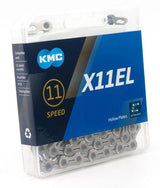KMC řetězec kol X11el Silver 118