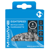 M-Wave Chain 1 2 x 3 32 inch 116 links 6 7 8S silver