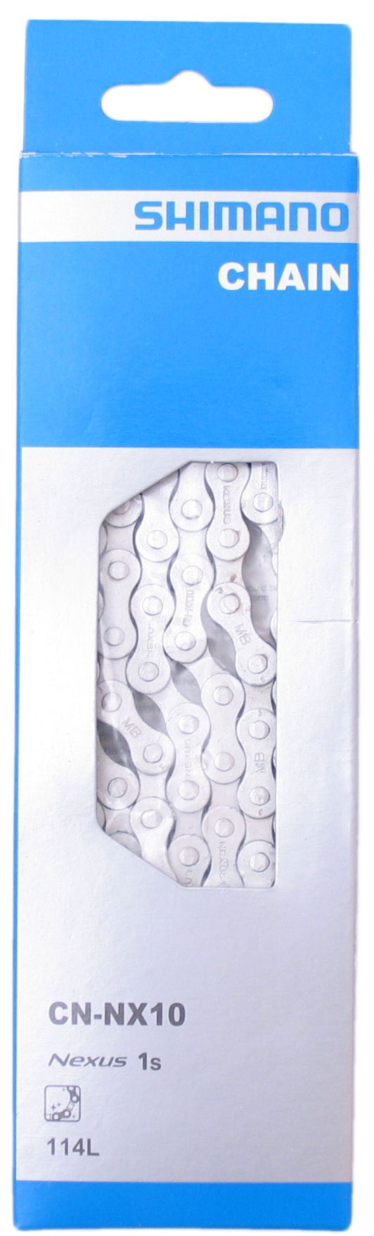 Shimano Nexus CN -NX10 ECNNX10C114 - City bike chain 1 2 x 1 8, 114 Schakels, Gray
