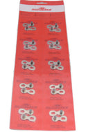 Link para corrente de sol 7-8 de velocidade 10 peças - prata