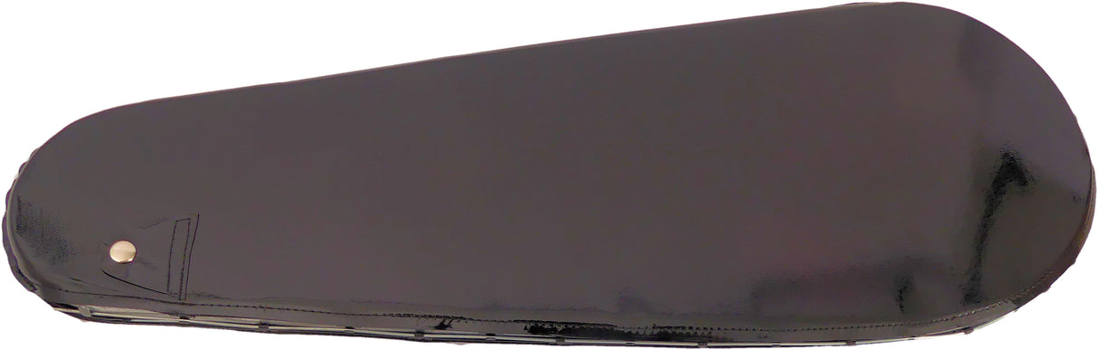 Chain guard 24 varnish cloth black