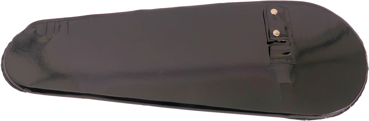 Chain guard 24 varnish cloth black
