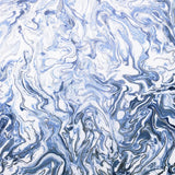 Holländska wallcoverings tapet flytande marmor blauw