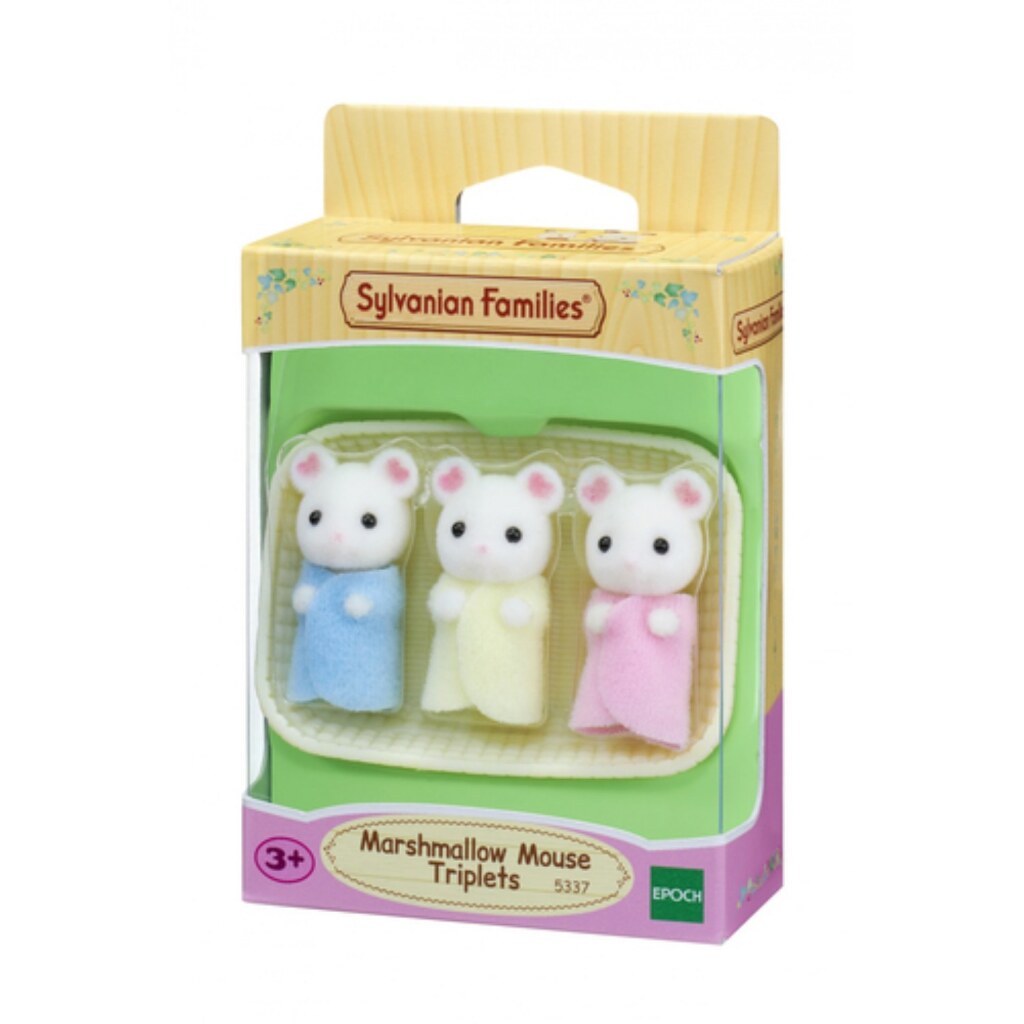 Sylvanske družine 5337 Triplets Marshmellow Muis