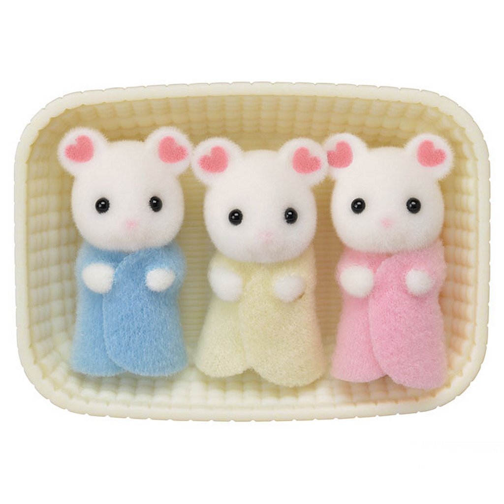 Sylvanske družine 5337 Triplets Marshmellow Muis