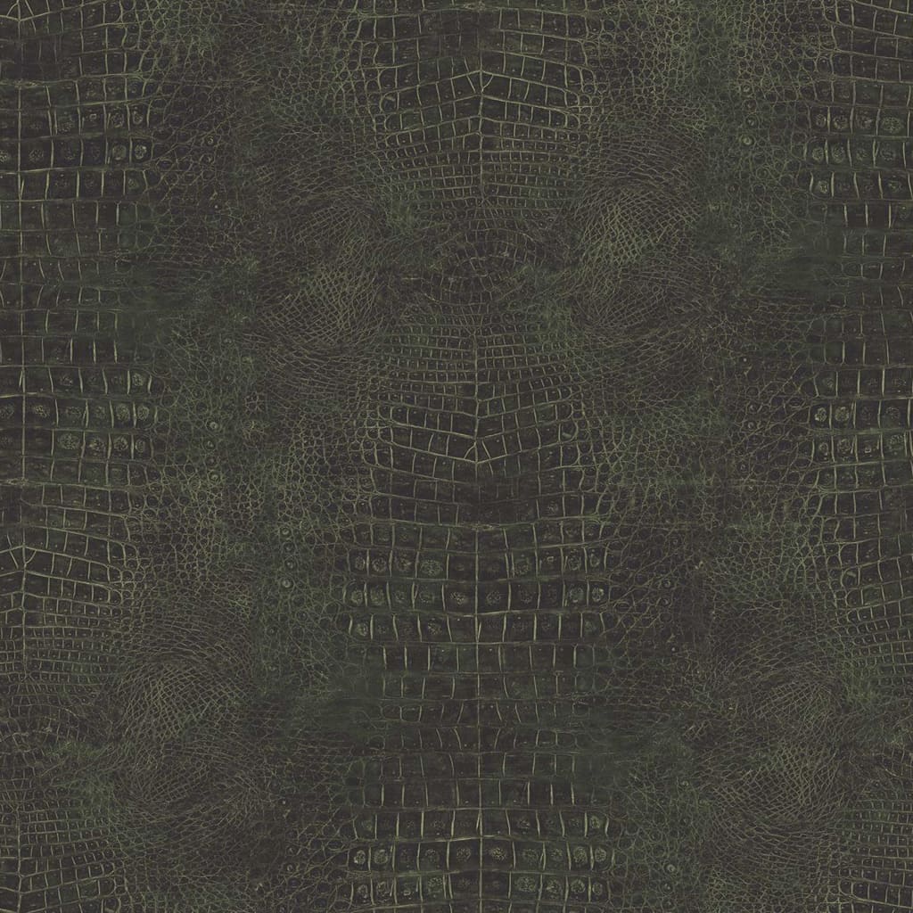 Papel de pantalla de la pared norte Croco Green