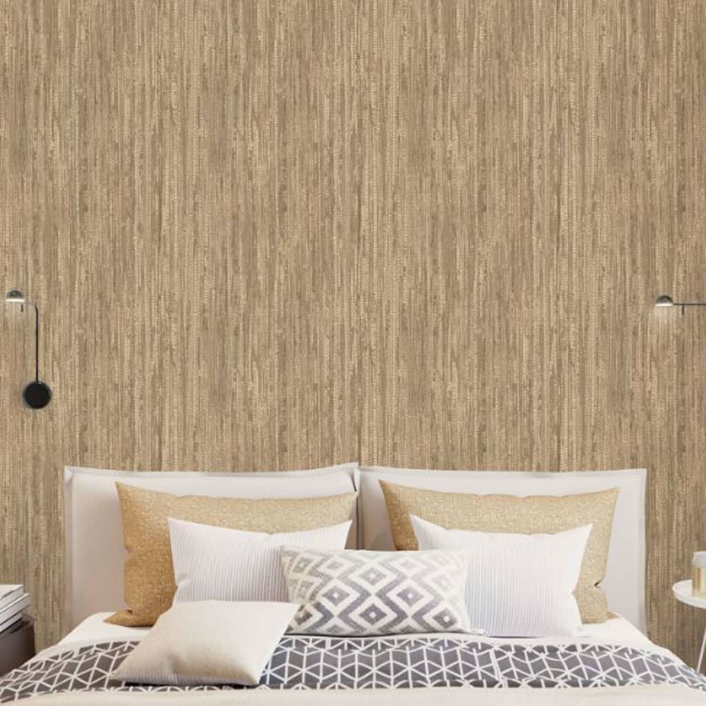 Noordwand Tapete Naturalgras Wicker Bruin