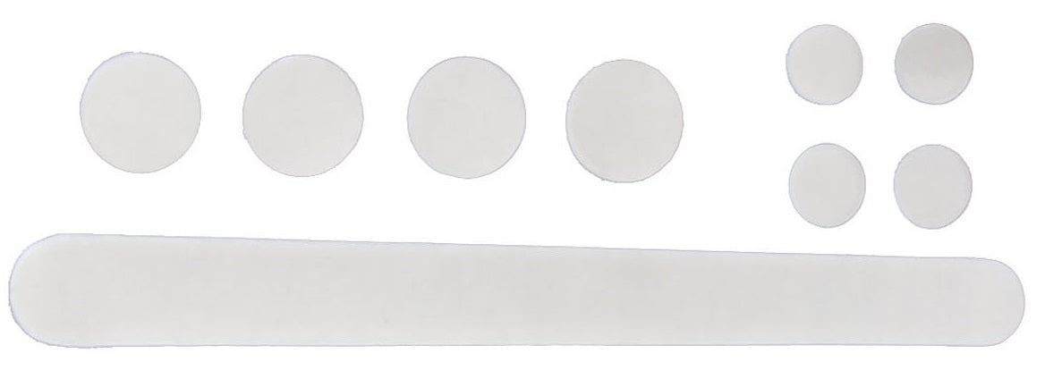 Velo Sticker Set per la protezione del Frame Fork RMS a 9 pezzi trasparente