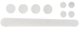 Velo Sticker Set per la protezione del Frame Fork RMS a 9 pezzi trasparente