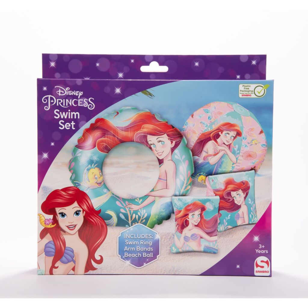 Disney Swimming Set (Wings, Ring and Ball) Ariel