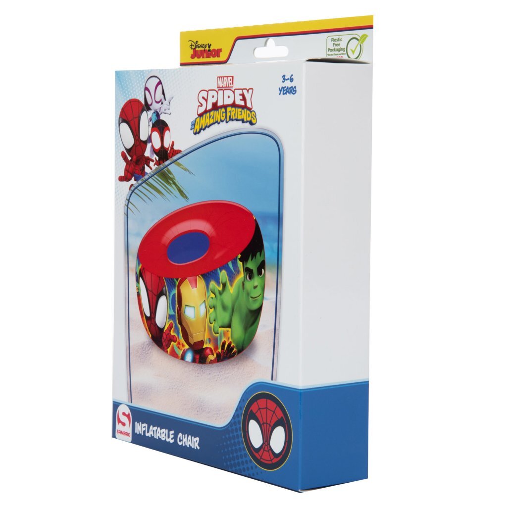 Marvel -Stuhl aufblasbare Spidey und Freunde