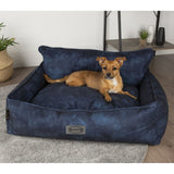 Scruffs Tramps Dog Basket Kensington size M 60x50 cm Marine blue