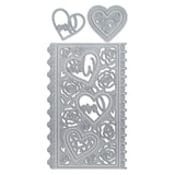 Tonic studios • mini slimline die set love hearts