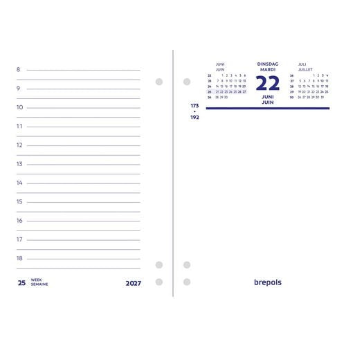 Bureauomlegblok 1 dag per 2 pag