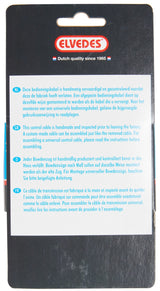 Conjunto de cables Elvedes Brigu Frame 1.70m 2.35m de acero inoxidable negro