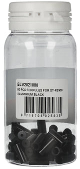Cable end caps for ot-rs900 elvedes from ø3.65 to ø5.5mm x 12mm - black (50 pcs)