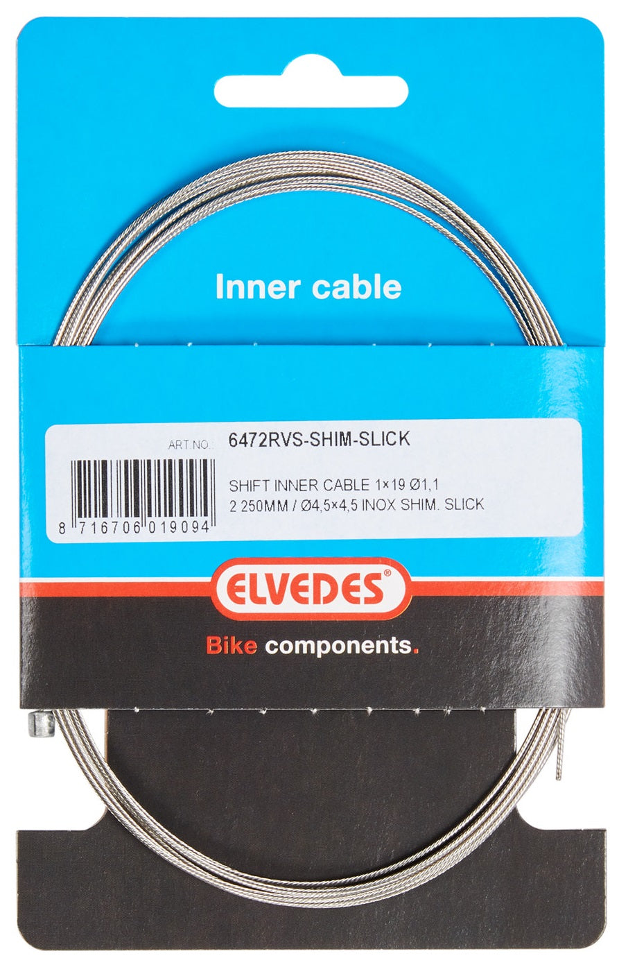 Gearable cable Shimano 2.25 m 1.1 mm silver