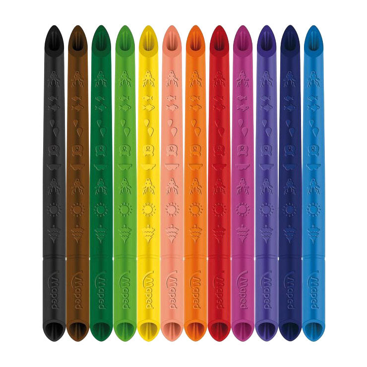 Mapované barevné tužky colorpeps 12 kusů