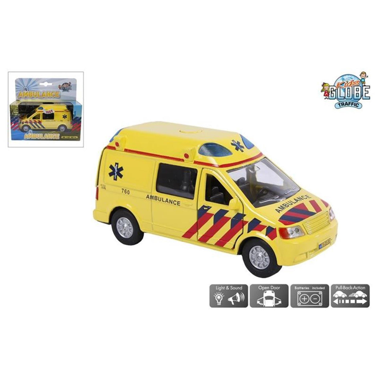 Ambulanza con luce e suono