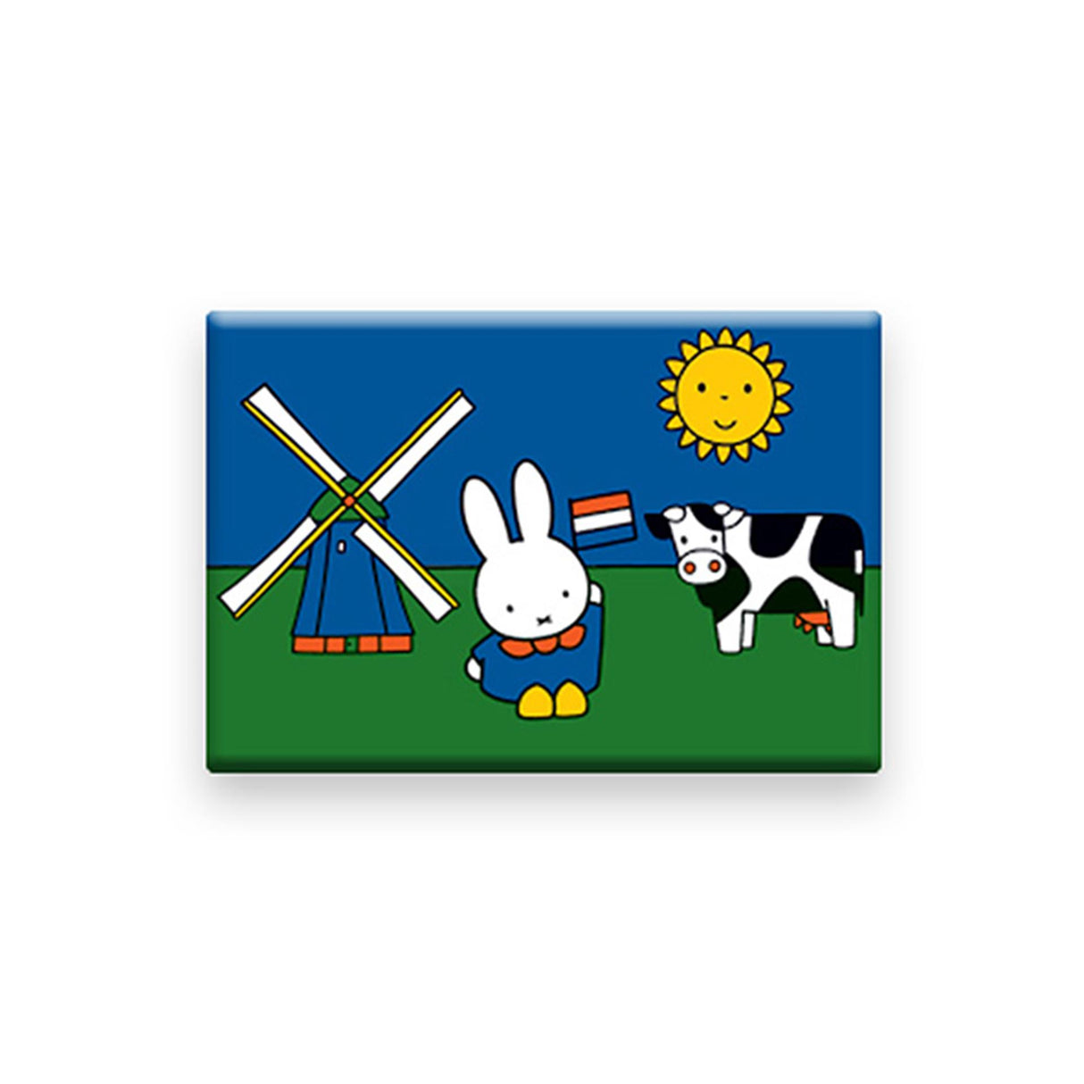 Nijntje koelkastmagneet tinplate weiland