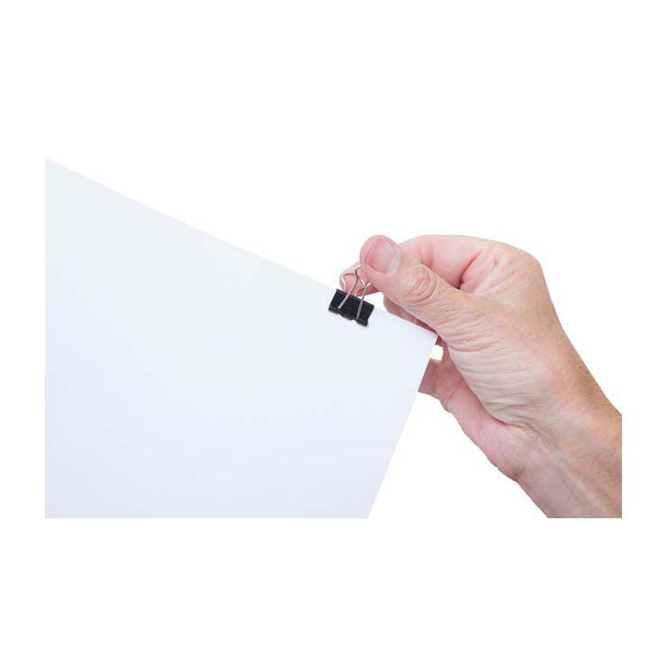 Quantore paper clip maul black, 12 pcs.