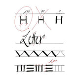 Quantore calligraphy pen black, 3 pcs.